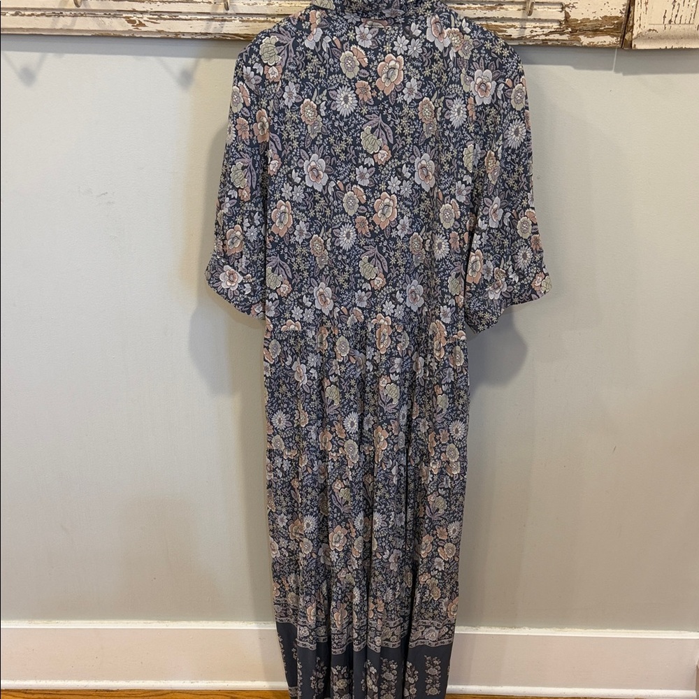 NATURAL LIFE Blue Floral Maxi Dress - Picture 7 of 11